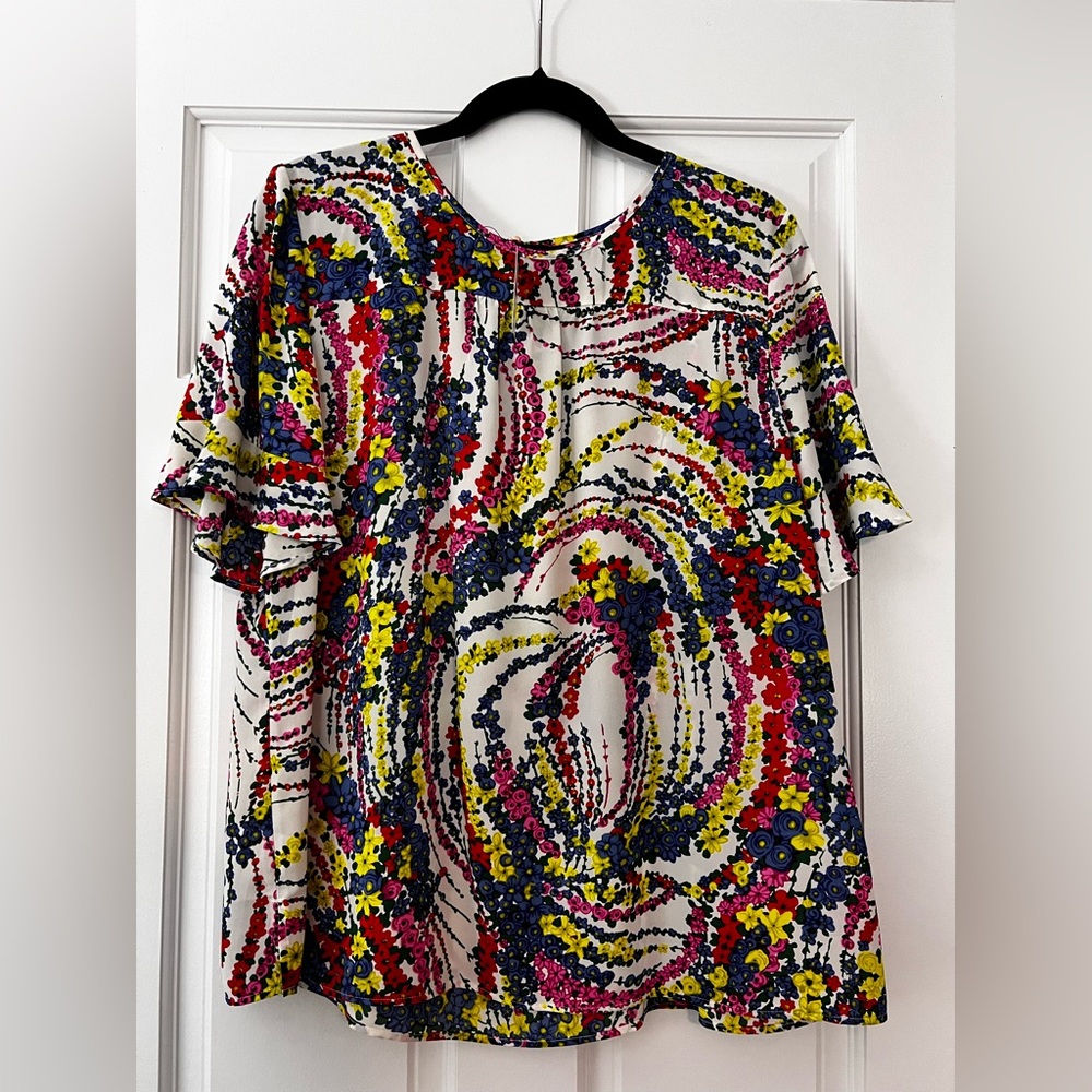 Talbots Floral Multicolor Women's Top